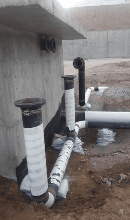 اجرای عملیات لوله کشی صنعتی خطوط WATER FIRE 